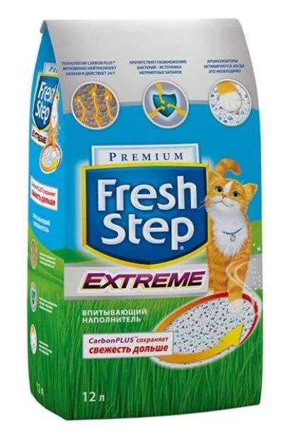 Лот: 14065793. Фото: 1. Наполнитель Fresh Step (Фрэш Стэп... Миски, лотки, наполнители