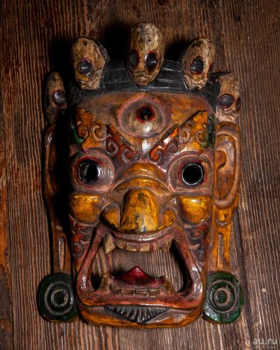 Лот: 17950514. Фото: 1. Тибетская маска 2. Фигурки, статуэтки