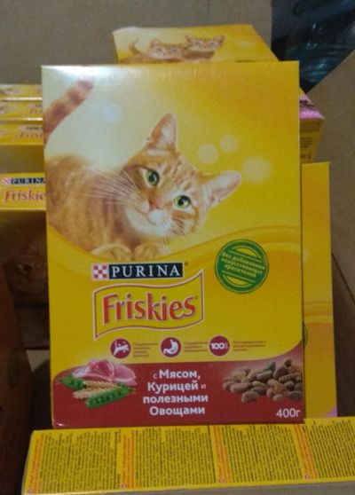 Лот: 18805273. Фото: 1. корм для кошек Friskies мясо курица... Корма