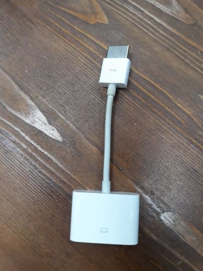 Лот: 17828392. Фото: 1. Адаптер, переходник Apple DVI-D... Шлейфы, кабели, переходники