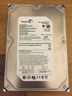 Лот: 6987439. Фото: 1. Накопитель HDD Seagate ST3500630AS... Жёсткие диски (HDD)