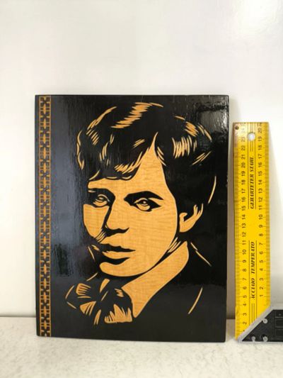 Лот: 25270410. Фото: 1. Плакетка Есенин. Предметы интерьера и быта