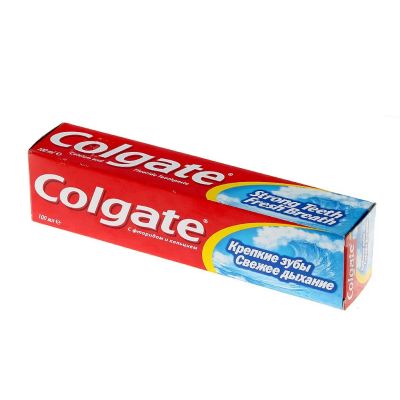 Лот: 24088021. Фото: 1. Зубная паста Colgate, Крепкие... Уход за полостью рта