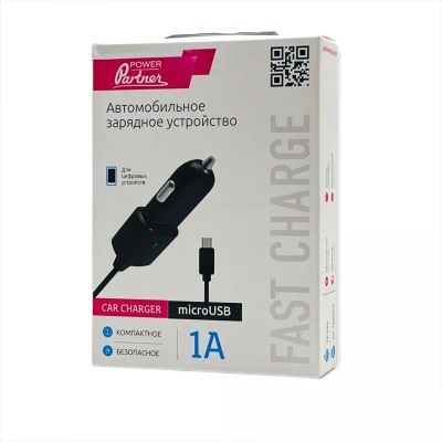 Лот: 22145807. Фото: 1. АЗУ Partner Micro USB 1A. Зарядные устройства, блоки питания, адаптеры сетевые для смартфонов