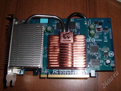 Лот: 589330. Фото: 1. Gigabyte GeForce 7600GT (PCI-E... Видеокарты