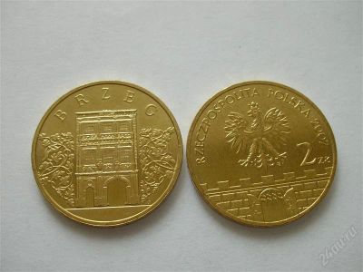 Лот: 1665940. Фото: 1. Польша 2 злотых 2007. исторические... Европа