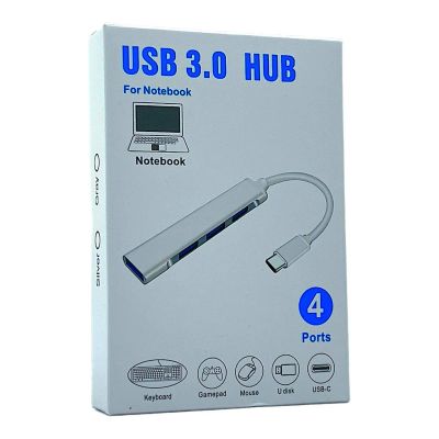 Лот: 25796465. Фото: 1. USB HUB*4 USB 3.0 Type-C for notebook. USB хабы