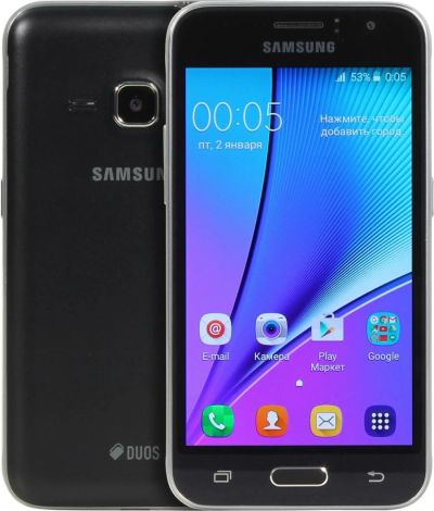 Лот: 12199837. Фото: 1. Samsung Galaxy J1 (2016) Black... Смартфоны