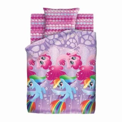 Лот: 19033929. Фото: 1. КПБ (ЛИЦЕНЗИЯ) "MY LITTLE PONY... Постельное бельё