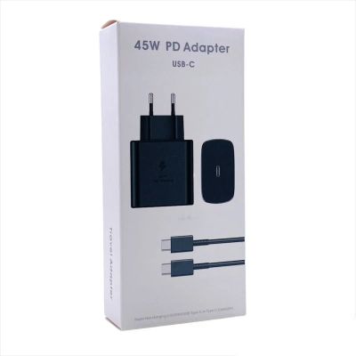 Лот: 22146123. Фото: 1. СЗУ ДЛЯ SAMS... BLACK USB-C PD... Зарядные устройства, блоки питания, адаптеры сетевые для смартфонов