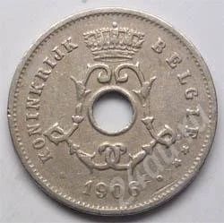 Лот: 216474. Фото: 1. Бельгия. 5 сантим 1906г. Европа