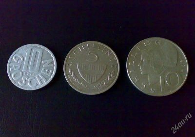 Лот: 103993. Фото: 1. Австрия 3 монеты одним лотом. Европа