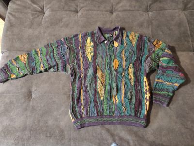 Лот: 17471512. Фото: 1. теплый свитер цветной Coogi (Австралия... Свитеры, толстовки