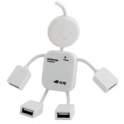 Лот: 3171932. Фото: 1. Хаб (разветвитель USB) "Человечек... USB хабы