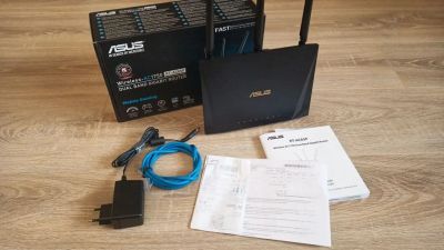 Лот: 17201786. Фото: 1. Wi-Fi роутер ASUS RT-AC65P на... Маршрутизаторы (роутеры)