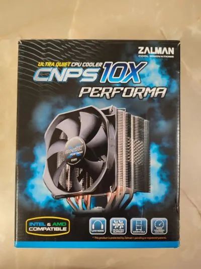 Лот: 23228548. Фото: 1. Кулер для процессора Zalman CNPS10X... Системы охлаждения