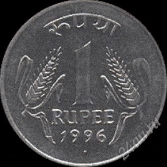 Лот: 2566951. Фото: 1. 1 рупия 1996 Индия ОБМЕН!!! Читайте... Азия