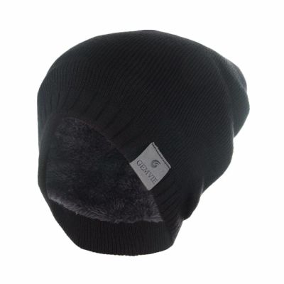 Лот: 10690118. Фото: 1. Зимняя шапка черная унисекс. Головные уборы