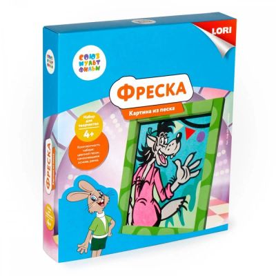 Лот: 16167270. Фото: 1. Фреска. Картина из песка. Союзмультфильм... Картины, рисунки