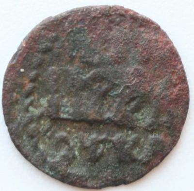 Лот: 4842496. Фото: 1. ВРП полушка 1721 год славянский. Россия до 1917 года