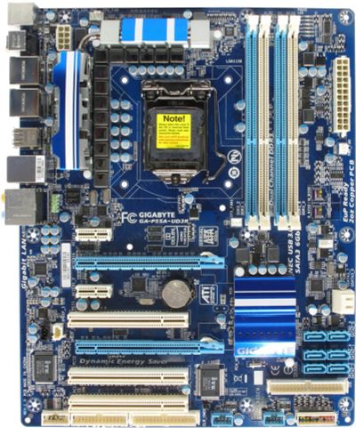 Лот: 16083489. Фото: 1. Топовая плата под LGA 1156: Gigabyte... Материнские платы
