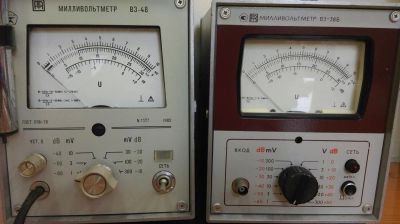 Лот: 5105725. Фото: 1. Милливольтметр В3-48. Головки измерительные, индикаторы