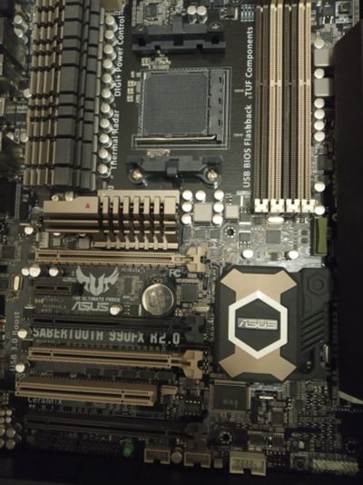 Лот: 15179660. Фото: 1. Asus Sabertooth 990FX R2.0 см... Материнские платы