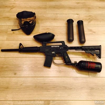 Лот: 9145293. Фото: 1. Пейнтбольный автомат M-16 М16... Пейнтбол, страйкбол