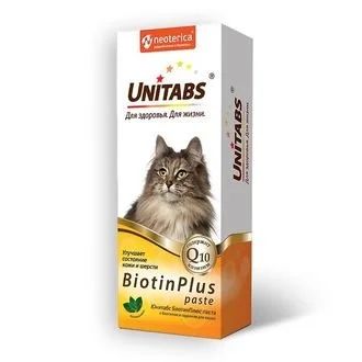 Лот: 16213621. Фото: 1. Паста витаминная (Юнитабс) BiotinPlus... Косметика для животных