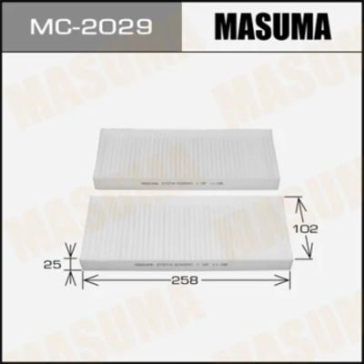 Лот: 18593557. Фото: 1. Фильтр салона masuma (vic ac-214... Расходные материалы
