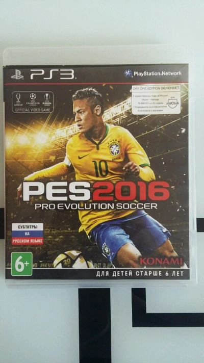 Лот: 11776257. Фото: 1. PES 2016. Лицензионный диск PS3... Игры для консолей