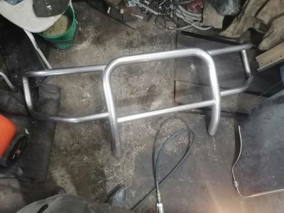 Лот: 25522019. Фото: 1. Кенгурятник mitsubishi pajero. Детали тюнинга