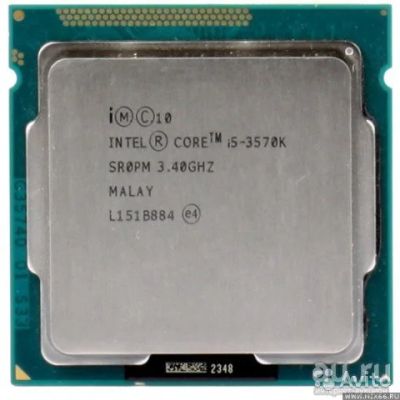 Лот: 13151602. Фото: 1. Процессор Intel core i5 3570k. Процессоры