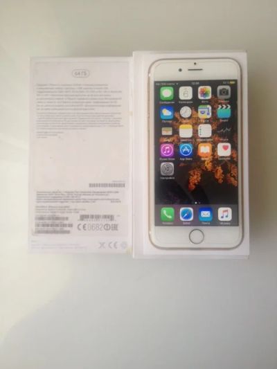 Лот: 7048000. Фото: 1. iPhone 6 64gb Gold. Смартфоны