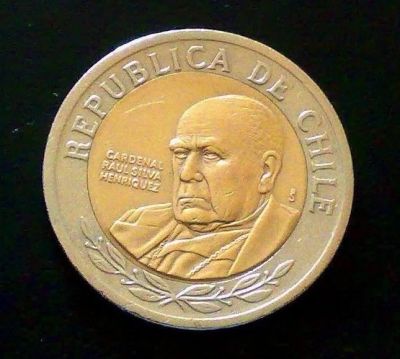 Лот: 1263363. Фото: 1. Чили 500 песо 2001 г. биметалл. Америка
