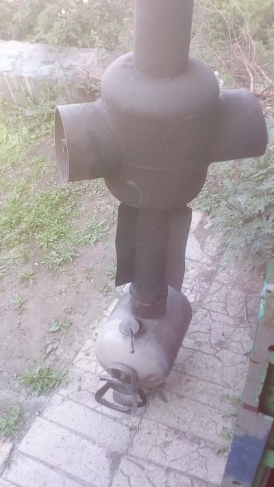 Лот: 9878983. Фото: 1. Печка на отработке. Другое (ручная работа)