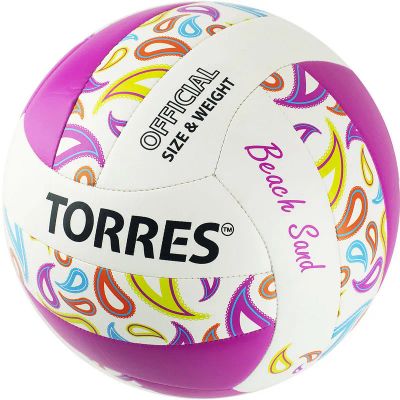 Лот: 22362540. Фото: 1. Мяч волейбольный пляжный Torres... Мячи, ракетки, шайбы, клюшки
