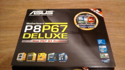Лот: 6477166. Фото: 1. Материнская плата Asus P8p67 deluxe. Материнские платы