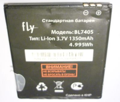 Лот: 17313176. Фото: 1. Аккумулятор Fly BL7405: Li-lon... Аккумуляторы
