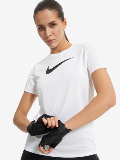 Лот: 24664775. Фото: 1. Футболка женская Nike, Белый. Другое (спортивная одежда)