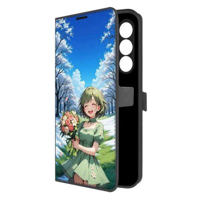 Лот: 25135194. Фото: 1. Чехол Krutoff Eco Book "Аниме... Чехлы, бамперы