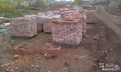 Лот: 4968492. Фото: 1. Продам б/у кирпич. Блоки, кирпич, брусчатка