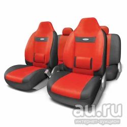Лот: 14471351. Фото: 1. COM-1105H BK/RD (M) Авточехлы... Чехлы, коврики, оплетки руля