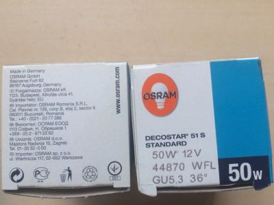 Лот: 8822441. Фото: 1. Галогенная лампа Osram 50w. Другое освещение