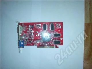 Лот: 25123. Фото: 1. AGP RADEON 9600LE 128MB не рабочая. Красноярск