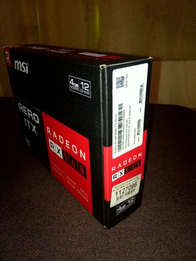 Лот: 16306496. Фото: 1. Видеокарта MSI AMD Radeon RX 560... Видеокарты