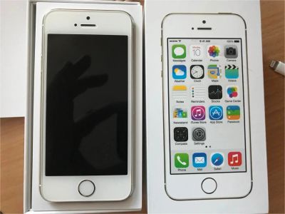 Лот: 10995283. Фото: 1. IPhone 5S Gold 16Gb. Смартфоны