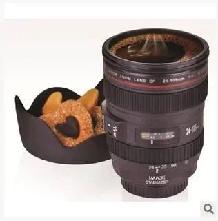 Лот: 4829417. Фото: 1. Кружка объектив Canon пластиковая... Сувенирные мелочи