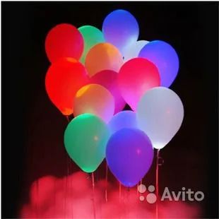Лот: 5174592. Фото: 1. Светящиеся воздушные шары. Подарки на 8 марта