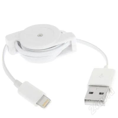 Лот: 3128302. Фото: 1. USB Кабель iPhone 5 / new iPod... Дата-кабели, переходники